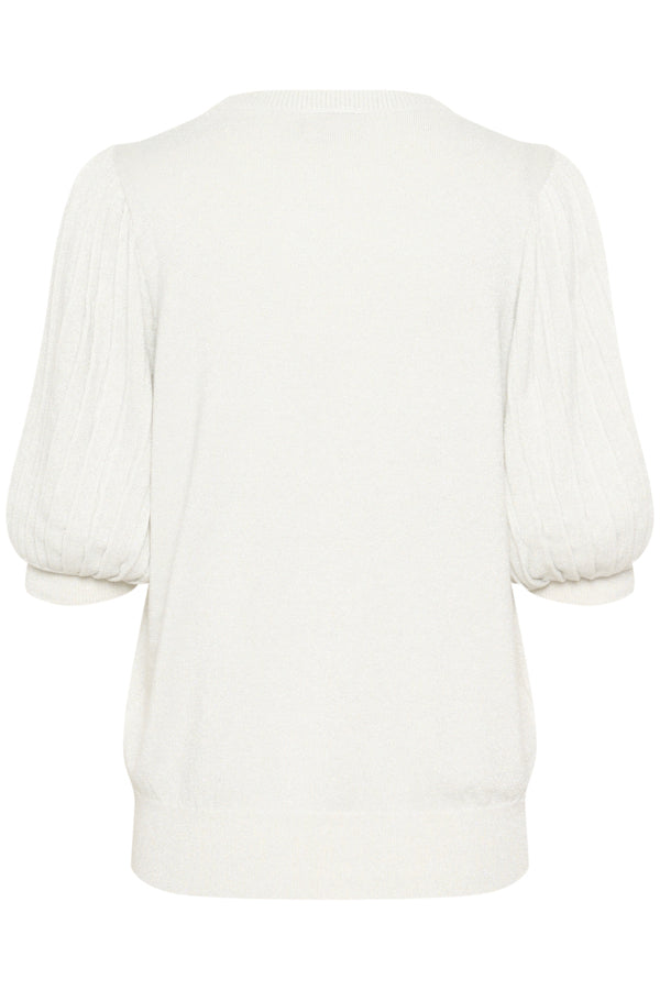 Kaffe - KAregina Pleat Pullover - Chalk