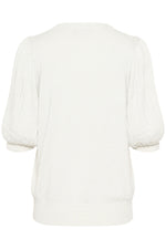 Load image into Gallery viewer, Kaffe - KAregina Pleat Pullover - Chalk
