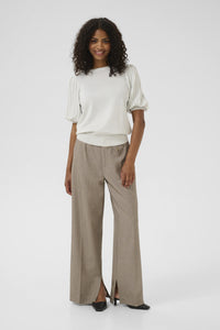 Kaffe - KAregina Pleat Pullover - Chalk
