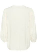 Load image into Gallery viewer, Kaffe - KAannika Blouse - Chalk
