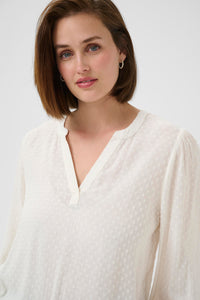Kaffe - KAannika Blouse - Chalk