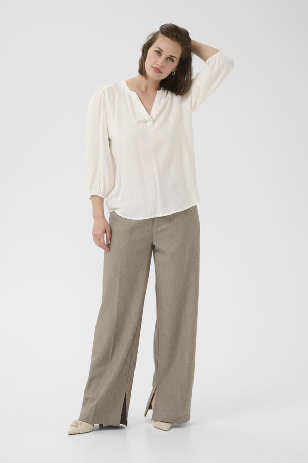 Kaffe - KAannika Blouse - Chalk