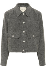 Load image into Gallery viewer, Kaffe - KAalba Jacket - Black Melange
