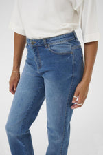 Load image into Gallery viewer, Kaffe - KAmaris Reg Fit Jeans - Medium Blue Denim
