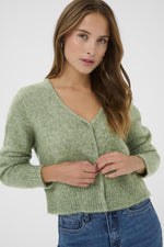 Load image into Gallery viewer, Kaffe - KAmelania Cardigan - Sea Spray Melange
