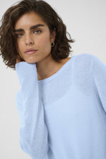 Load image into Gallery viewer, Kaffe - KAcashie Pullover - Powder Blue
