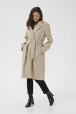 Load image into Gallery viewer, Kaffe - KAsaturn Jacket - Beige Smoke Melange
