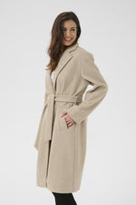 Load image into Gallery viewer, Kaffe - KAsaturn Jacket - Beige Smoke Melange
