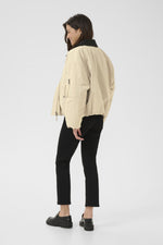 Load image into Gallery viewer, Kaffe - KAroska Bomber Jacket - Feather Grey
