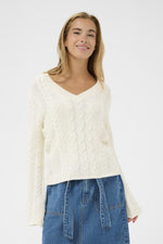 Load image into Gallery viewer, Kaffe - KAliliana Pullover - Chalk
