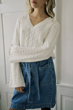 Load image into Gallery viewer, Kaffe - KAliliana Pullover - Chalk
