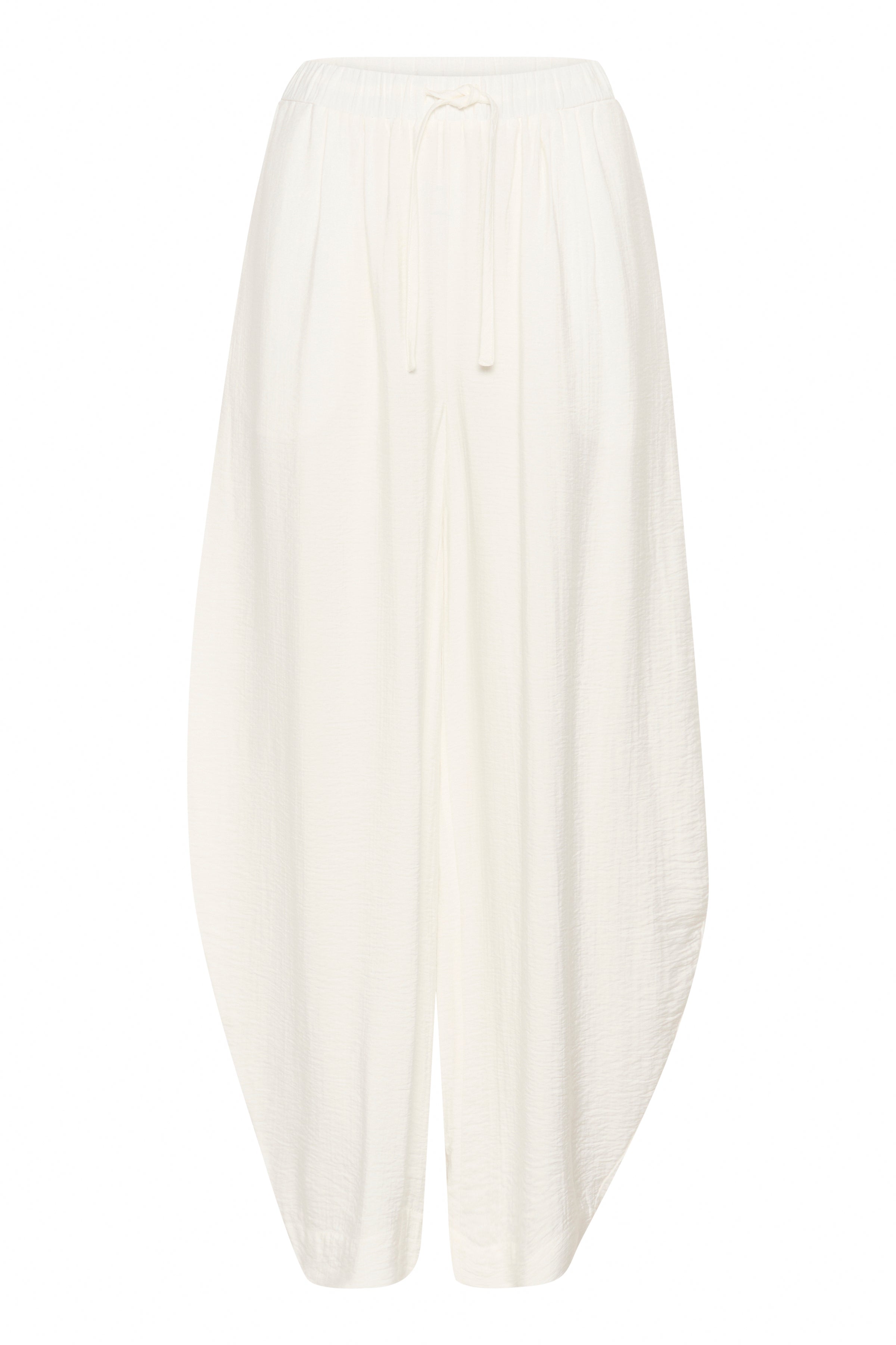 Gestuz - GZcamila Mid Waist Pants - Egret