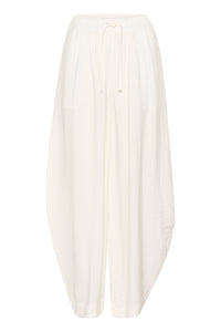 Gestuz - GZcamila Mid Waist Pants - Egret