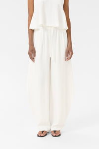 Gestuz - GZcamila Mid Waist Pants - Egret