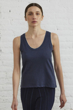 Load image into Gallery viewer, Sita Murt - Cotton Linen Top - True Blue
