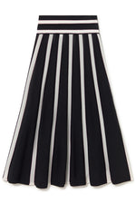 Load image into Gallery viewer, Sita Murt - Radial Striped Skirt - Unic 164003-1000

