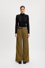 Load image into Gallery viewer, Gestuz - Fraya High Waisted Pants - Amber Green Check
