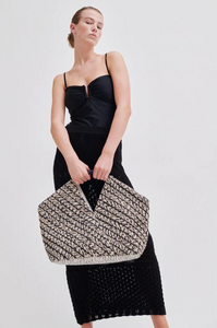 Second Female - Pica Printed Bag - Black