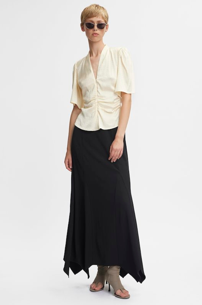 Gestuz - Glenna Long Skirt - Black