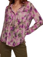 Load image into Gallery viewer, Bella Dahl - Full Button Down Hipster Shirt - Floral Camo Print
