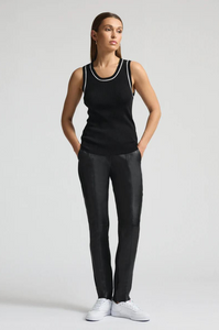 Raw By Raw - Base Layer Ribbed Singlet - Jet