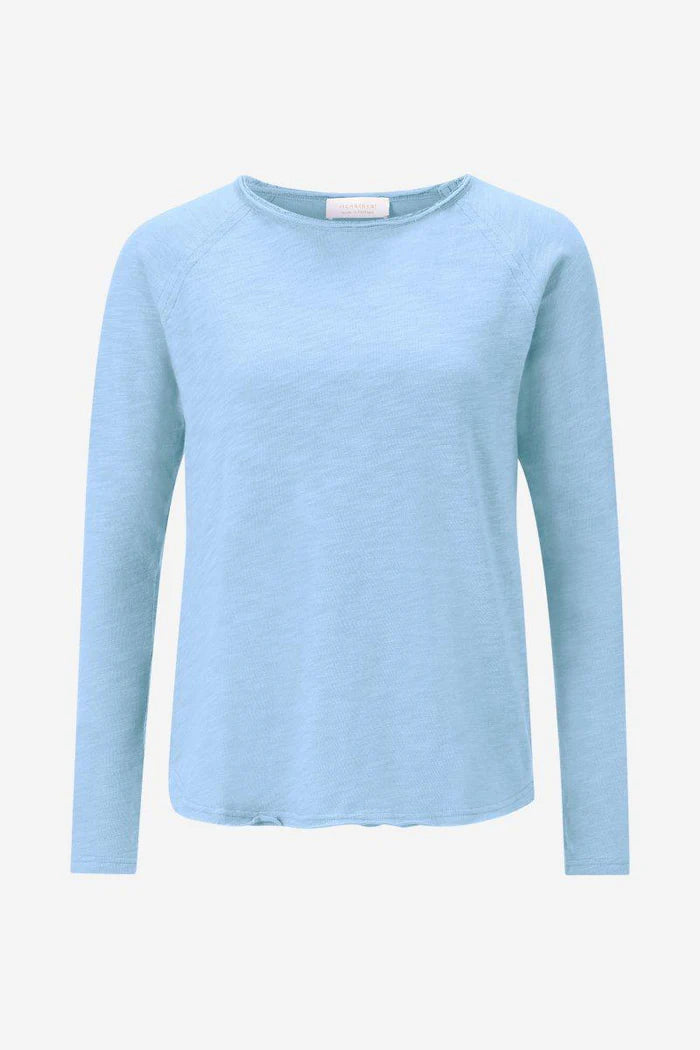 Rich And Royal - Organic Heavy Jersey Long Sleeve - Ocean Blue