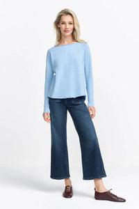 Rich And Royal - Organic Heavy Jersey Long Sleeve - Ocean Blue