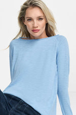 Load image into Gallery viewer, Rich And Royal - Organic Heavy Jersey Long Sleeve - Ocean Blue
