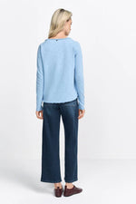 Load image into Gallery viewer, Rich And Royal - Organic Heavy Jersey Long Sleeve - Ocean Blue

