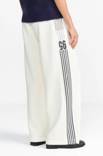 Load image into Gallery viewer, Rich And Royal - Scuba Wide Leg With Stripes - Pearl White
