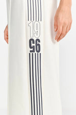 Load image into Gallery viewer, Rich And Royal - Scuba Wide Leg With Stripes - Pearl White
