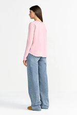 Load image into Gallery viewer, Rich And Royal - Organic Heavy Jersey Longsleeve - Rose Water
