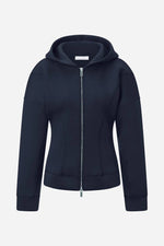 Load image into Gallery viewer, Rich And Royal - Tapered Hoodie Jacket - Midnight Blue

