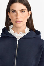 Load image into Gallery viewer, Rich And Royal - Tapered Hoodie Jacket - Midnight Blue
