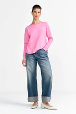 Load image into Gallery viewer, Rich And Royal - Organic Heavy Jersey Longsleeve - Pink Radiance
