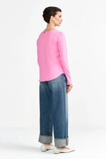 Load image into Gallery viewer, Rich And Royal - Organic Heavy Jersey Longsleeve - Pink Radiance
