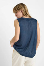 Load image into Gallery viewer, Le Temps Des Cerises - Garci Singlet Top - Night
