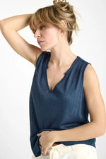 Load image into Gallery viewer, Le Temps Des Cerises - Garci Singlet Top - Night
