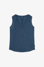 Load image into Gallery viewer, Le Temps Des Cerises - Garci Singlet Top - Night
