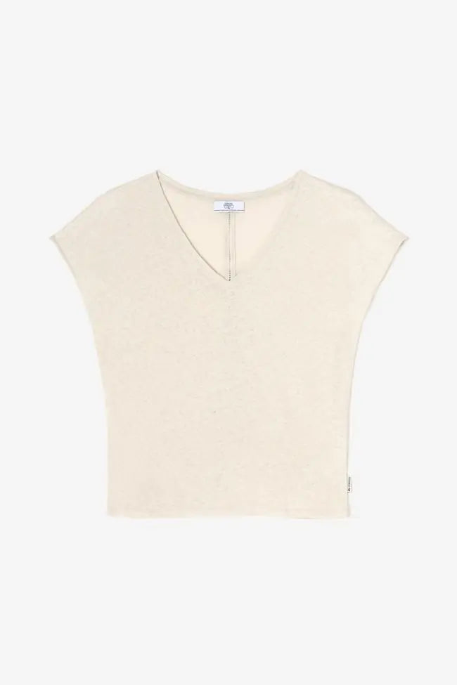 Le Temps Des Cerises - Melinda V-Neck T-Shirt - Shell