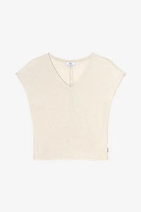 Le Temps Des Cerises - Melinda V-Neck T-Shirt - Shell