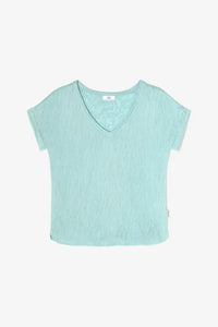 Le Temps Des Cerises - Pati V-Neck T-Shirt - Fresh Water