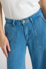 Load image into Gallery viewer, Le Temps Des Cerises - Victoria Jeans - 2181 Blue
