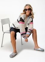 Load image into Gallery viewer, Coster Copenhagen - Knit With Big Stripe + Crochet Sleeves Mix
