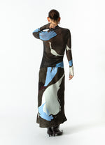 Load image into Gallery viewer, Coster Copenhagen - Mesh Blouse - Shadow Graphic Print
