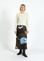 Load image into Gallery viewer, Coster Copenhagen - Shadow Graphic Print Skirt

