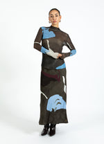 Load image into Gallery viewer, Coster Copenhagen - Shadow Graphic Print Skirt
