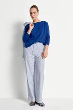 Load image into Gallery viewer, Rich And Royal - Organice Heavy Jersey Long Sleeve T-Shirt - Royal Blue
