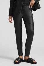 Load image into Gallery viewer, Raw By Raw - Frankie Jogger Pant Leather - Jet
