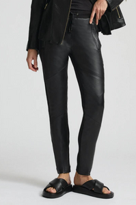 Raw By Raw - Frankie Jogger Pant Leather - Jet